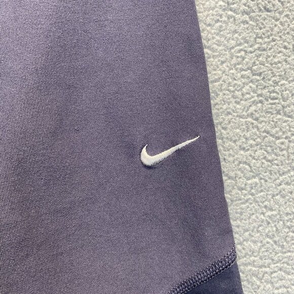 Nike Womens Dri FIT Running Training Capri Cropped Gray Leggings Size M,Pocket - Picture 14 of 15
